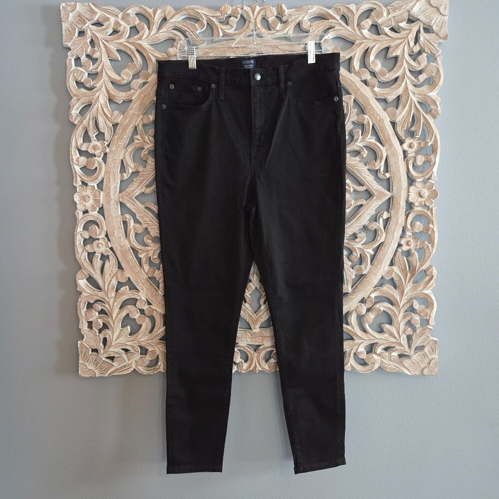 J.Crew High Rise Skinny Black Jeans Size 32